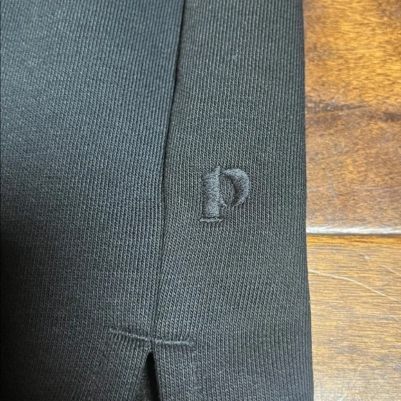 Pact Black Wide Leg/Waistband Sweatpants, size XXL